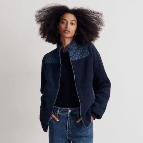 Madewell (Re)sourced Sherpa Zip-Front Jacket
Size XS - Picture 1 of 9